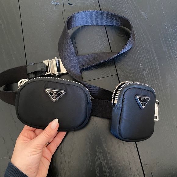 PRADA BELT BAG with 2 Pouches with zippers - Picture 6 of 7